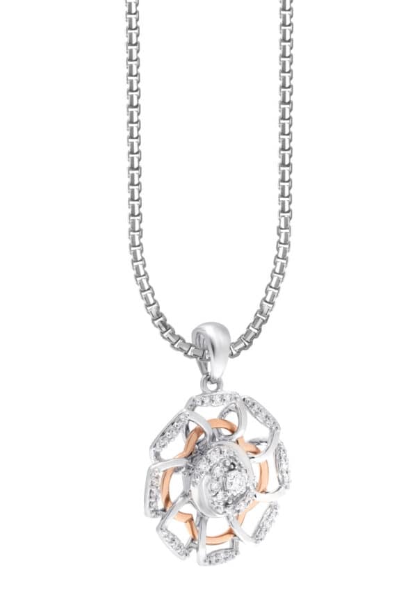 tomei_0002s_0000_DSC08738copy_png TOMEI Koleksi Gardenia Diamond Pendant, White Gold 750