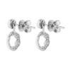 TOMEI Charlie Earrings, White Gold 750