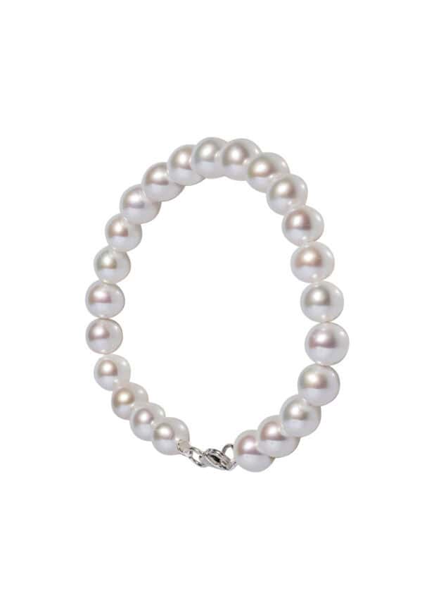 TOMEI Pearl Bracelet, White