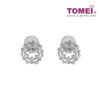 TOMEI Noble Unity Earrings, White Gold 585 (E2167)