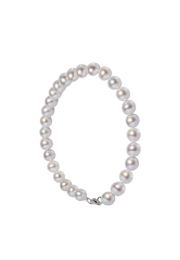 TOMEI Pearl Bracelet, White