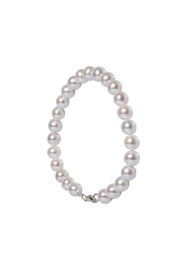 TOMEI Pearl Bracelet, White