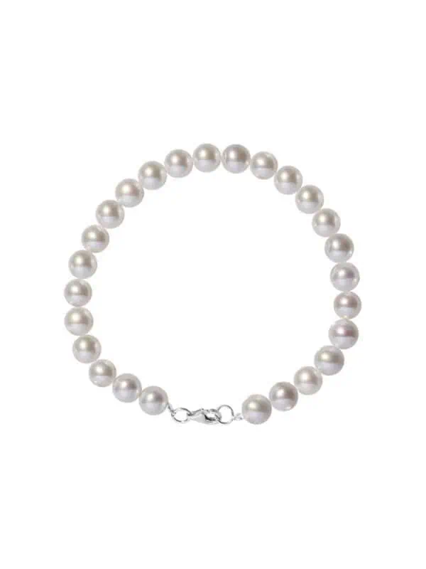 TOMEI Pearl Bracelet, White