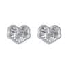 TOMEI Auspicious Cloud Earrings, White Gold 750