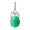 TOMEI Jade Pendant, White Gold 750