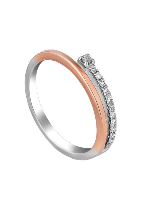 tomei_0007s_0002_tomei_01728.psdR4945WR TOMEI Beyond Brilliance Diamond Ring, White+Rose Gold 585