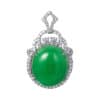 TOMEI Jade Pendant, White Gold 750