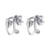 TOMEI Loving U Diamond Earrings, White Gold 585