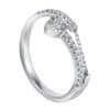 TOMEI Diamond Ring, White Gold 585