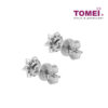 TOMEI Sweet Embrace Earrings, White Gold 585 (E2150)