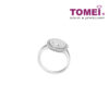TOMEI Ring, Diamond White Gold 750