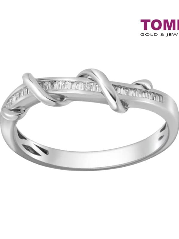 TOMEI Ring In The Season Collection, White Gold  585