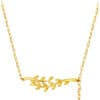 TOMEI Symphony Of Leaves Necklace, Yellow Gold 916