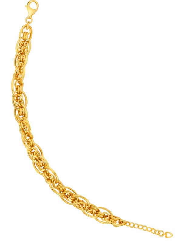 1100x762px_30Oct_0020_9M-BR3867-1C TOMEI Sensational Chain Bracelet, Yellow Gold 916