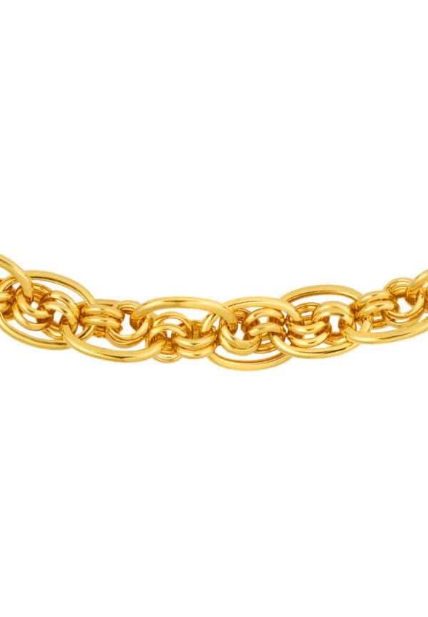 1100x762px_30Oct_0021_9M-BR3867-1C TOMEI Sensational Chain Bracelet, Yellow Gold 916