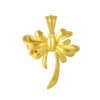 TOMEI Ribbon Pendant, Yellow Gold 916