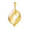 TOMEI Sri Puteri Collection Droplet Pendant, Yellow Gold 916