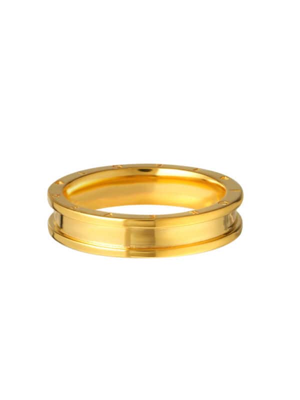 TOMEI True Love Couple Ring, Yellow Gold 916