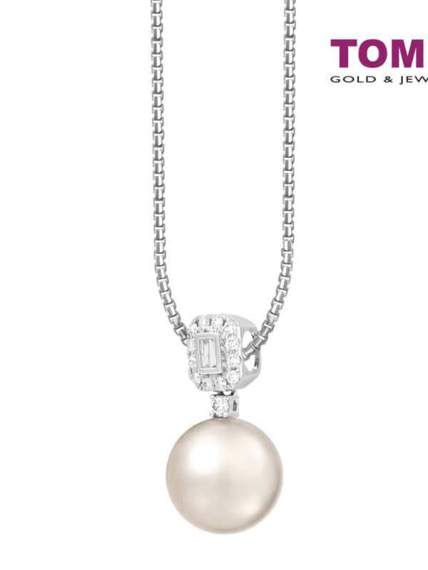 TOMEI South Sea Pearl Pendant, White Gold 750