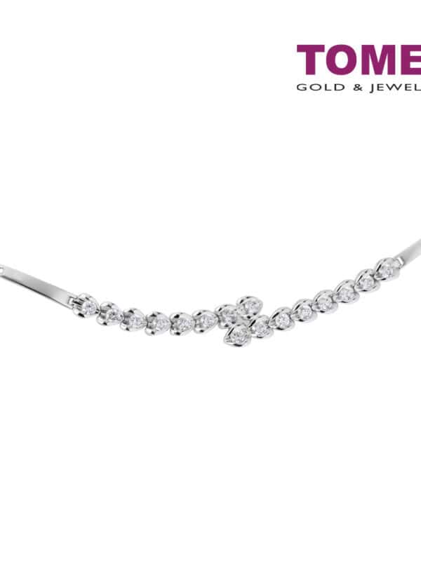 TOMEI ??????Heart to Heart Diamond Bracelet White Gold 750