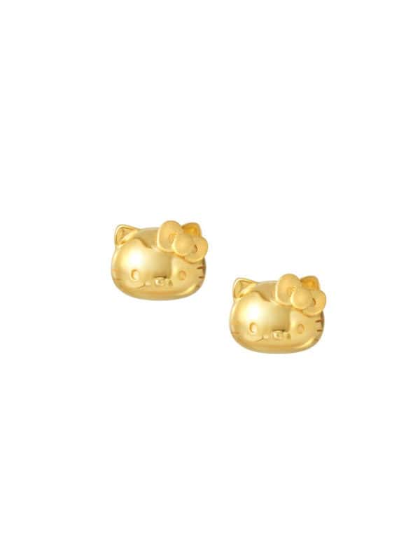 TOMEI X SANRIO Earrings, Yellow Gold 916