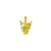 TOMEI X SANRIO Kuromi Pendant, Yellow Gold 916