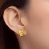TOMEI X SANRIO Kuromi Earrings, Yellow Gold 916