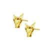 TOMEI X SANRIO Kuromi Earrings, Yellow Gold 916