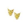 TOMEI X SANRIO Kuromi Earrings, Yellow Gold 916