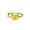 TOMEI X SANRIO Kuromi Head Ring, Yellow Gold 916