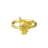 TOMEI X SANRIO Kuromi Ring, Yellow Gold 916