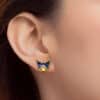 TOMEI X SANRIO Kuromi Earrings, Yellow Gold 916