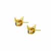 TOMEI X SANRIO Kuromi Earrings, Yellow Gold 916