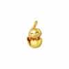 TOMEI Snake Hatching Pendant, Yellow Gold 916