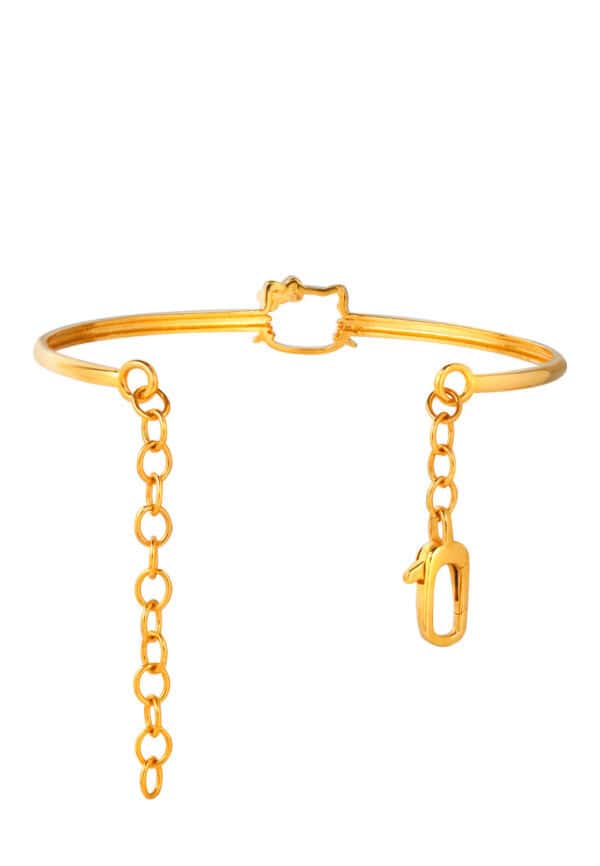 TOMEI x Hello Kitty Bangle, Yellow Gold 916