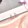 TOMEI Shining Wave Earrings, White Gold 585 (X3TE12860-W)