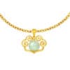 TOMEI Ru Yi Jade Pendant, Yellow Gold 916