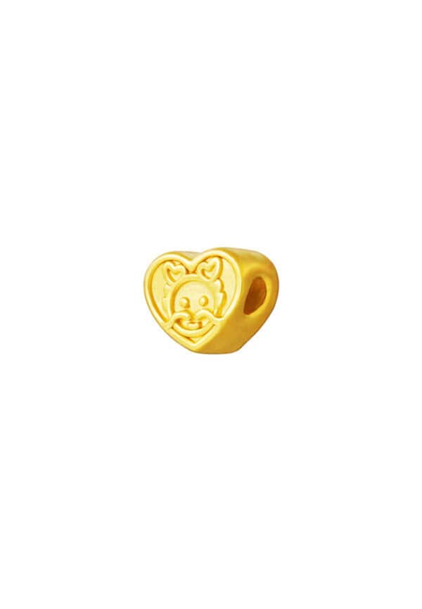 TOMEI Chomel Collection Dragon Charm, Yellow Gold 999