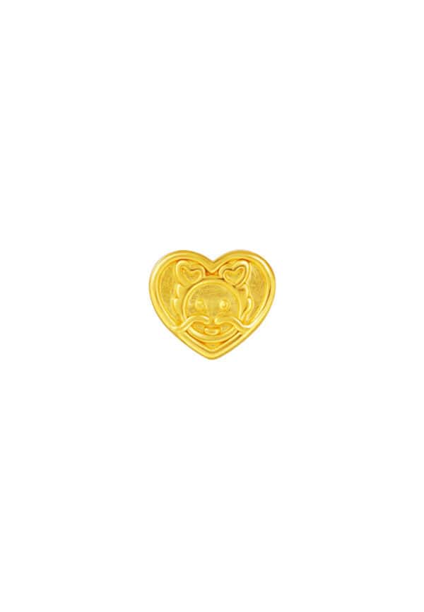 TOMEI Chomel Collection Dragon Charm, Yellow Gold 999