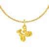 TOMEI Motorcycle Pendant, Yellow Gold 999