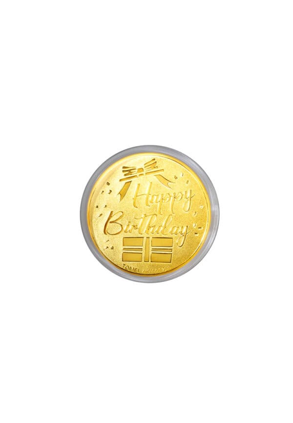 762x1100_0003_Sony_53800KW-010_3 TOMEI Happy Birthday Gold Wafer 0.2G, Yellow Gold 9999