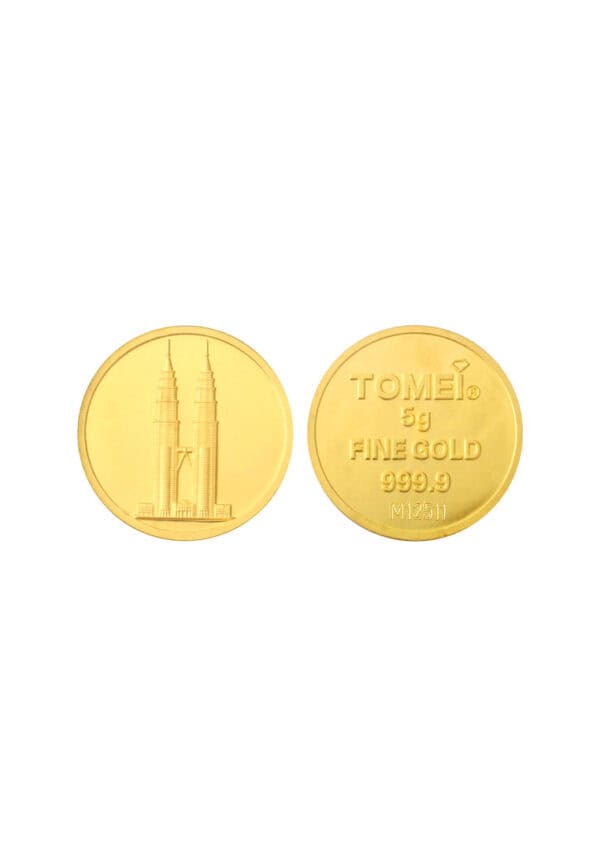 [Tomei Exclusive] KLCC Twin Towers Gold Bar | 2 Gram | 5 Grams | Fine Gold 9999