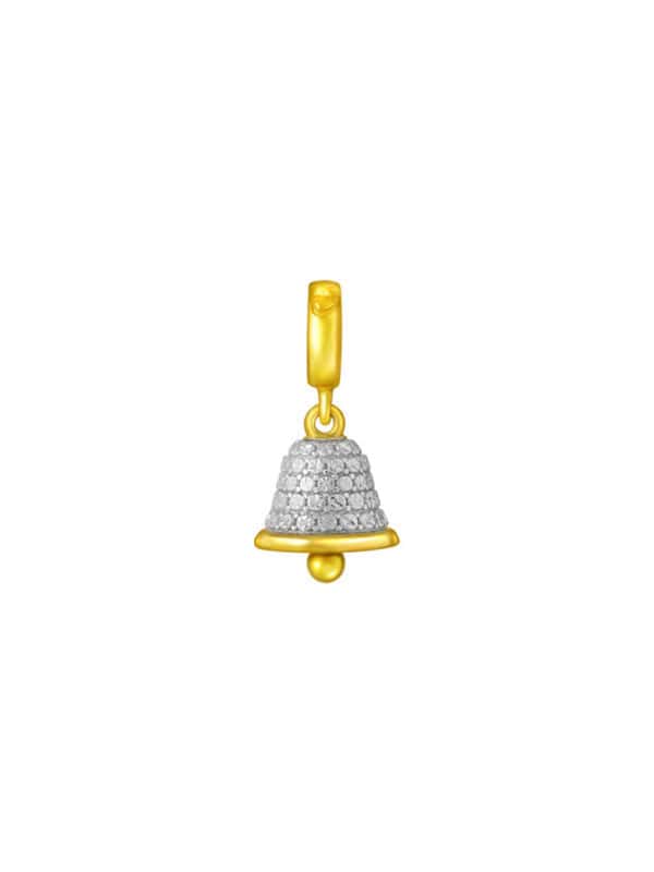 762x1100_0005_Sony_52829TM-YG1405P-2C TOMEI Chomel Collection Bell Charm, Yellow Gold 916