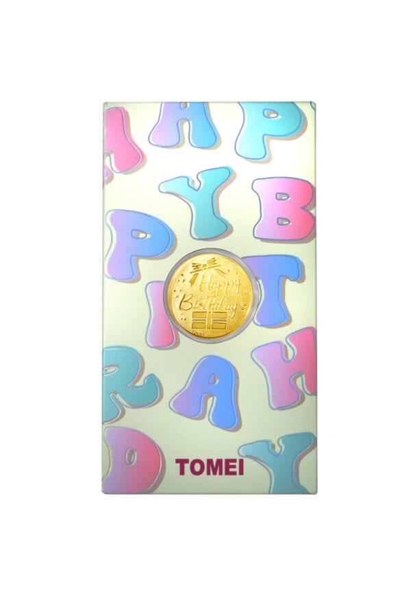 762x1100_0005_Sony_53800KW-010 TOMEI Happy Birthday Gold Wafer 0.2G, Yellow Gold 9999