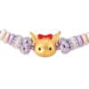 TOMEI X Sanrio Kuromi Charm with Purple Rope Bracelet, Yellow Gold 999 (5D)