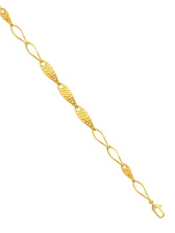 762x1100_0011_DSC05642SP-YG1646B-1C TOMEI Sri Puteri, The Mawar Series Bracelet, Yellow Gold 916
