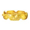TOMEI Sri Puteri Heritage Floral Bangle, Yellow Gold 916