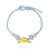 TOMEI X Sanrio Cinnamoroll 5D Charm with Blue Rope Bracelet, Yellow Gold 999