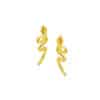 TOMEI Anastasia Curving Earrings, Yellow Gold 916