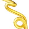 TOMEI Anastasia Curving Bangle, Yellow Gold 916
